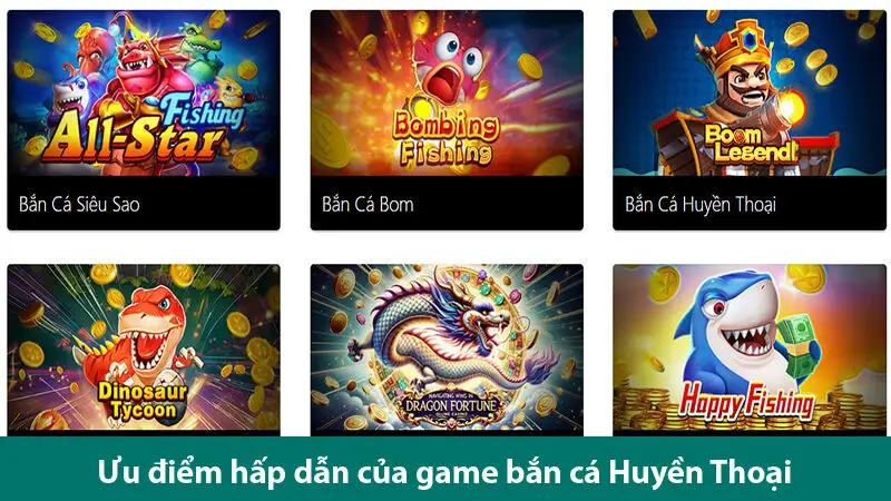 Trải nghiệm thú vị và các ưu điểm hấp dẫn trong game bắn cá Huyền Thoại
