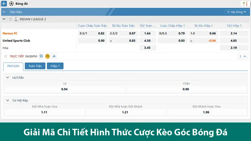 Chia sẻ một số bí quyết chinh phục kèo chấp góc bóng đá hiệu quả